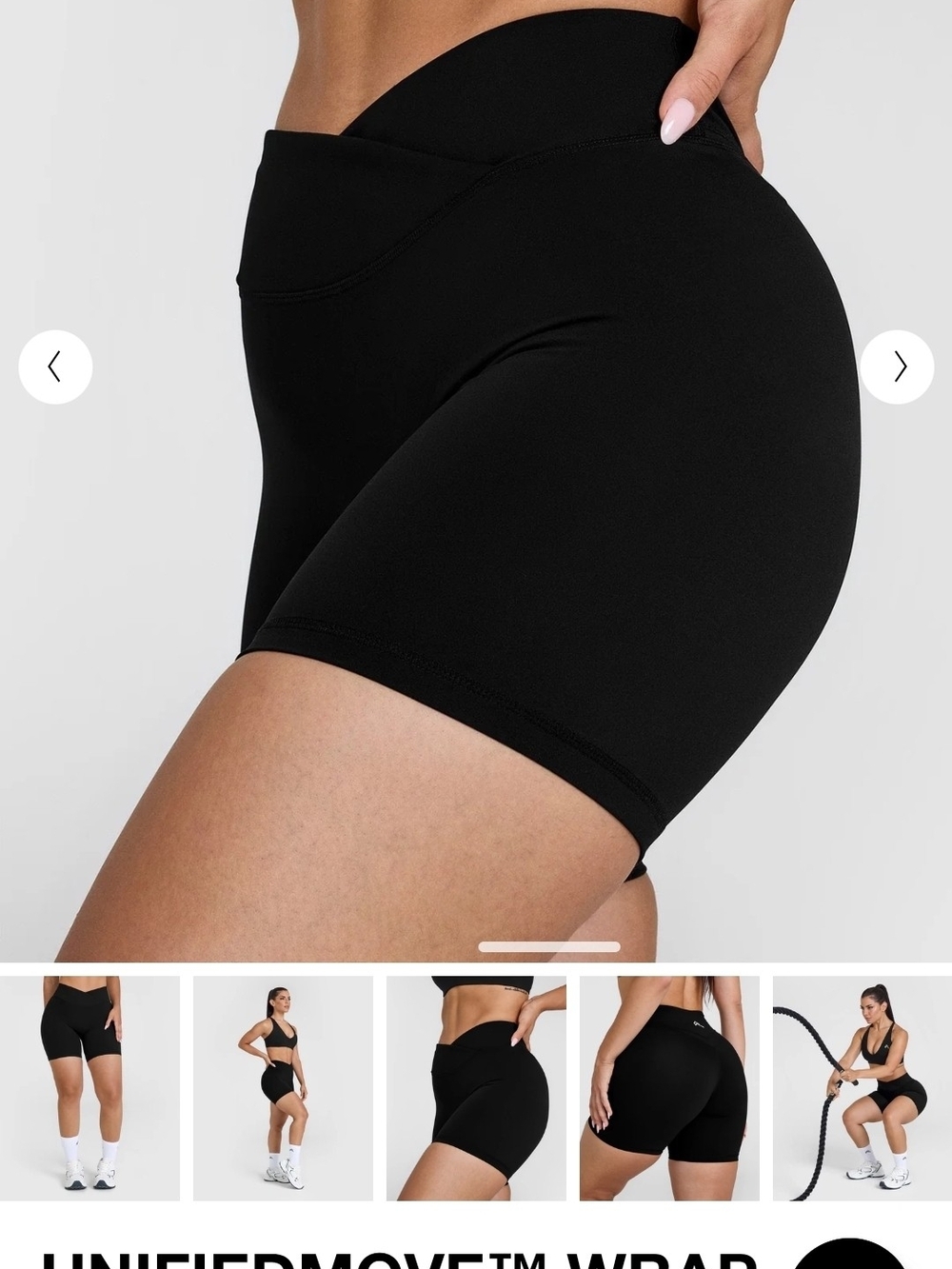 Oner Active UnifiedMove Wrap Shorts - Black